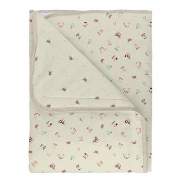 Imagem de Edredom para Bebê Dupla Face de Malha Bublim, Fazendinha