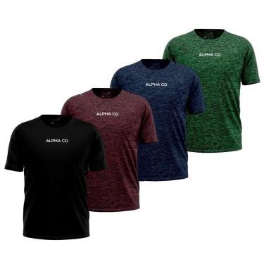 Imagem de Kit 4 Camisetas Dry Alpha Co Masculina-Masculino