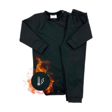 Imagem de Conjunto Infantil Térmico Segunda Pele Peluciado Body Calça - Pettenat