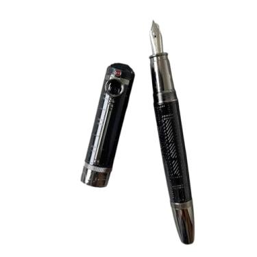 Imagem de MURVE Lupa Caneta-tinteiro com design redondo, caneta esferográfica, atualizada, qualidade, pequena quantidade, caneta (A4, caneta com caixa)