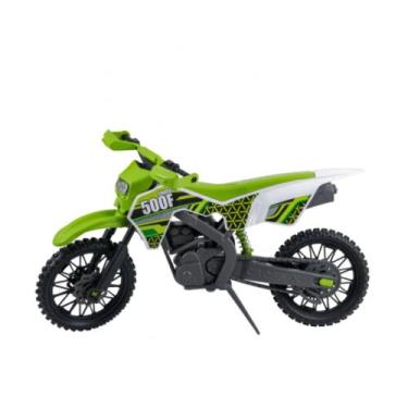 Imagem de Moto de Brinquedo Mega Cross Com Amortecedor e Pezinho de Descanso Cor