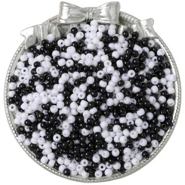 Imagem de 155 contas redondas de 4 mm, contas de cores mistas para fazer pulseiras, suprimentos de joias, projetos de artesanato, brincos para presente