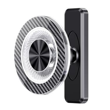 Imagem de GBEAST Suporte de telefone magnético para carrinho de golfe compatível com MagSafe para iPhone 12-17 Series, acessórios de golfe de rotação de 360° para homens e mulheres, suporte de telefone com ímãs