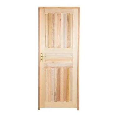 Imagem de Porta De Madeira Maciça Americana Completa 2,10x0,80 Direito - ALLO ES