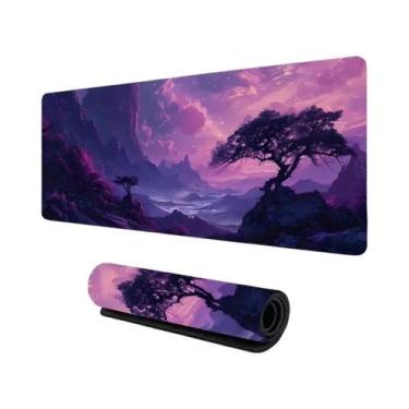 Imagem de Grande Mouse Pad De Silicone Antiderrapante Para Jogos, Vista De Monta