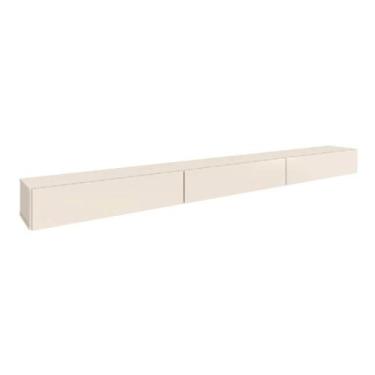 Imagem de Rack Suspenso para Painel ou TV até 75 Polegadas 3 Portas 1,99m Off Wh
