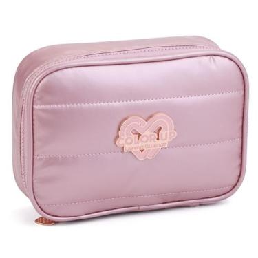 Imagem de Estojo Box Escolar Feminino Juvenil Lorena - Seanite, Rosa