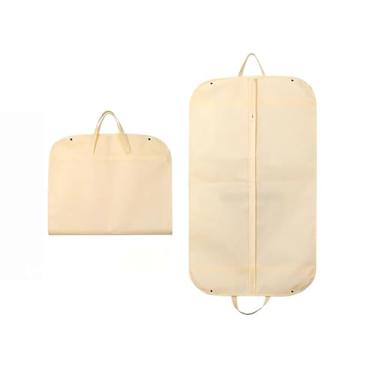 Imagem de Sacos de vestuário premium não tecidos para ternos, jaquetas e vestidos - Organizador de viagem e armário com alças de transporte - Solução de armazenamento de roupas penduradas durável para facilitar