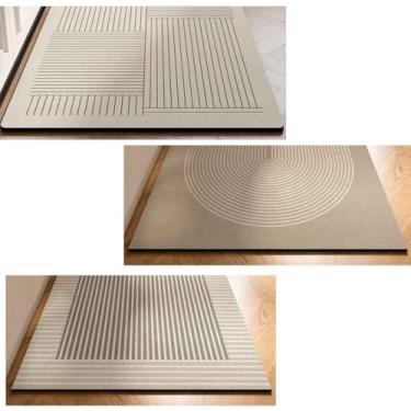 Imagem de Tapete Passadeira Para Cozinha Ou Áreas Úmidas De Lama de Diatomácea Super Absorvente 50cm X 80cm Design Moderno (VARIAÇÃO 3)