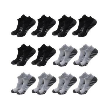 Imagem de Meias De Corrida Cano Curto Acolchoadas E Respiráveis Para Homens E Mu