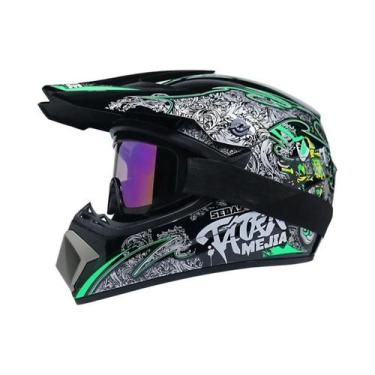 Imagem de Capacete Infantil Off-Road para Motocross, Cross Bike e Downhill (DH),