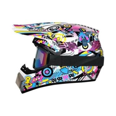 Imagem de Capacete Infantil Off-Road para Motocross, Cross Bike e Downhill (DH),