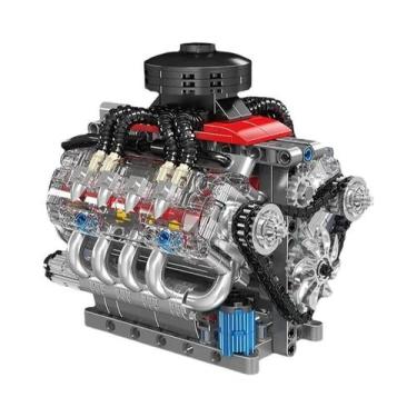 Imagem de Modelo De Carro De Blocos De Montar Motorizado Com Motor Elétrico LSX4