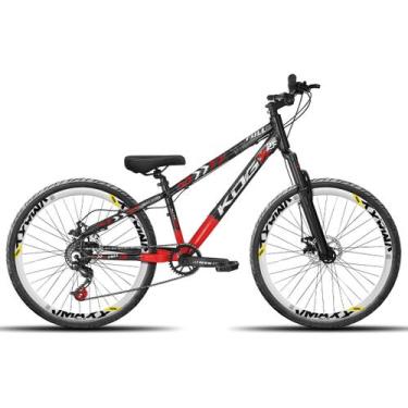Imagem de Bike KOG Freeride 7V Aro Vzan Vmaxx 26 Disco Tipo Viking X25 Preto e V