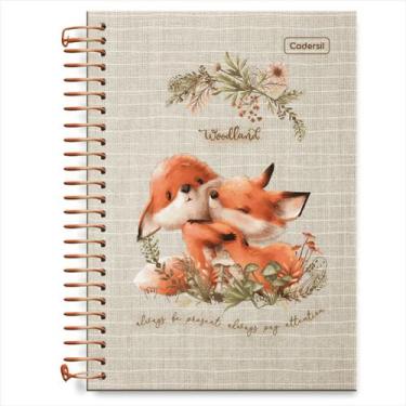 Imagem de Caderno Cadersil pequeno woodland espiral 80 folhas