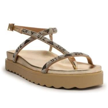 Imagem de SANDALIA PAPETE SCHUTZ DOURADA BRILHO PRATA-Feminino