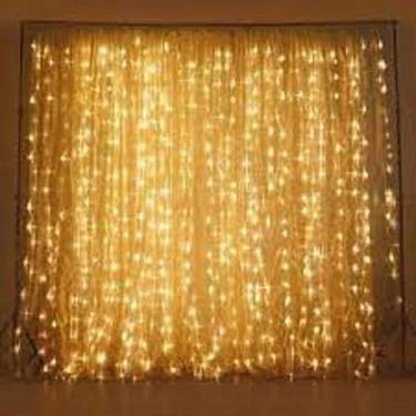 Imagem de Pisca pisca natalina tipo cortina warm 300 lampada - CHIBRALI