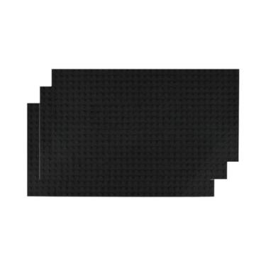Imagem de Placa Base Clássica De Blocos De Montar 32x32 32x16 Pontos, 3 Peças Ta