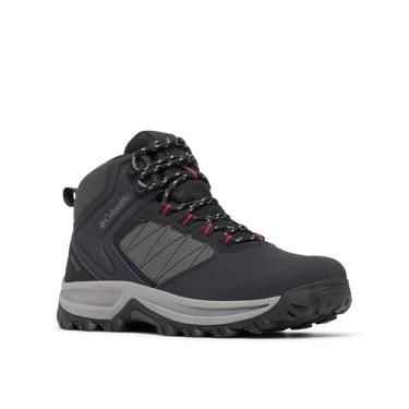 Imagem de Columbia Bota masculina impermeável Transverse Hike, Preto/vermelho montanha, 10 Wide