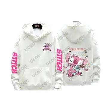 Imagem de Moletom Unissex Oversized Com Estampa Do Personagem Disney Stitch, Cas