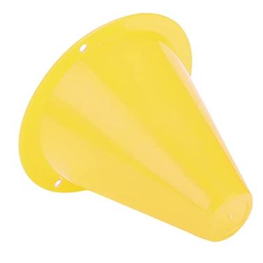 Imagem de Cones de Treinamento de Futebol, 10pcs Pequenos Cones para Treinamento Esportivo, Barreiras de Futebol Acessório do Marcador de Plástico para Facilitar o Transporte e (Amarelo)