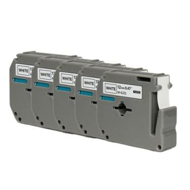 Imagem de Kit 5X Fita Compativel Rotulador Brother Mk231 Pt-80 PT-M95 - IMPORTED