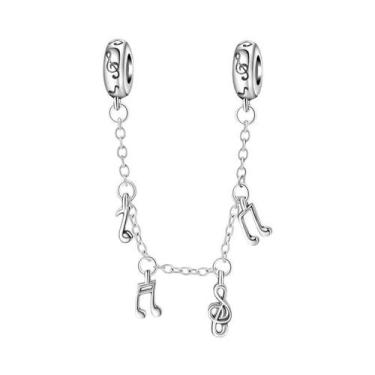 Imagem de Pingentes De Instrumentos Musicais Em Prata Esterlina: Piano, Guitarra