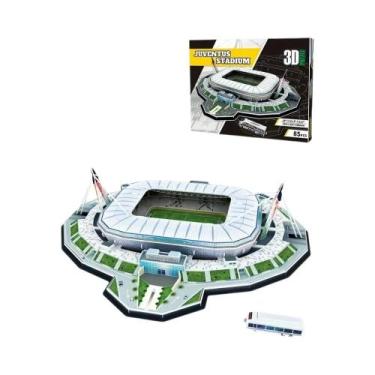 Imagem de Quebra-Cabeça 3D Grande De Estádio Em Papel Para Fãs De Futebol - Apoi