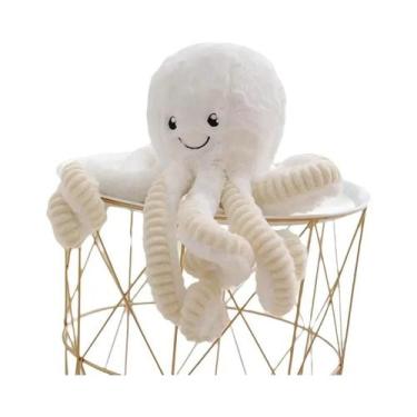 Imagem de Brinquedo De Pelúcia Polvo Kawaii De 18cm, Animal Marinho Macio E Rech