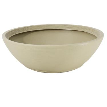 Imagem de Vaso Tramontina Indi 22 Cm Em Polietileno Bege