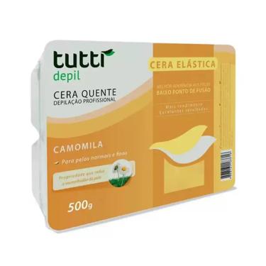 Imagem de Cera Depilatória Elástica Camomila Tutti Depil 500G