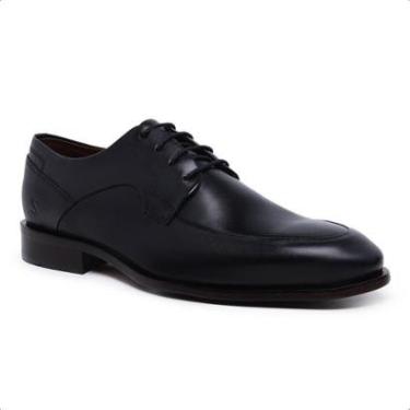 Imagem de Sapato Social Derby Scatamacchia em Couro Preto Premium Sola Couro 96000-Masculino