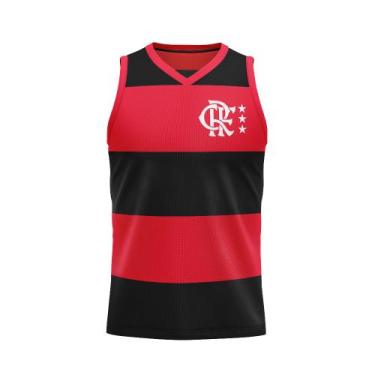 Imagem de Camisa Flamengo Regata Retrô Libertadores - Masculino - Braziline, GG,