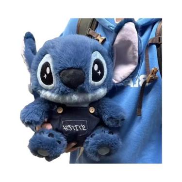 Imagem de Boneco De Pelúcia Stitch, Brinquedo De Anime Fofo Com Macacão, Present