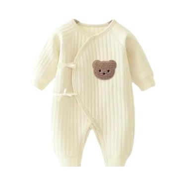 Imagem de Body De Algodão Para Meninos E Meninas Recém-Nascidos, Roupa De Invern