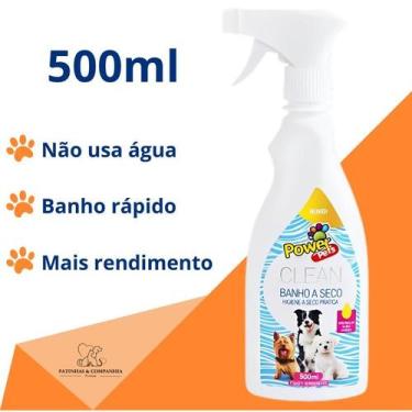 Imagem de Banho a Seco para Cães e Gatos Spray 500ml Power Pets