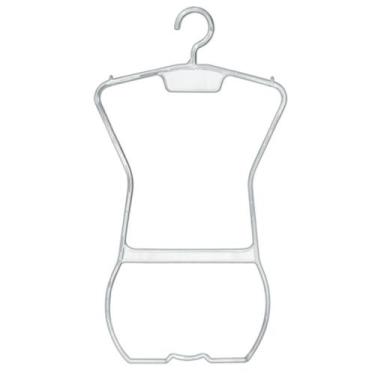 Imagem de Cabide Silhueta Biquíni Adulto Organizador Expositor de Roupas Transpa