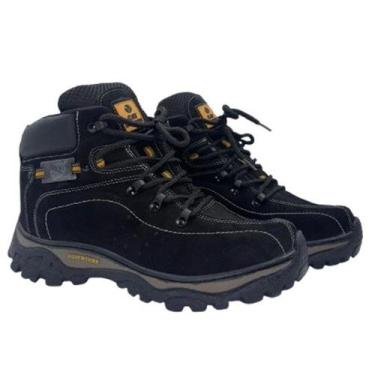 Imagem de Bota Botina Coturno Nobuk Segurança Sapatão Arthuro Preto - CATDRAGON,