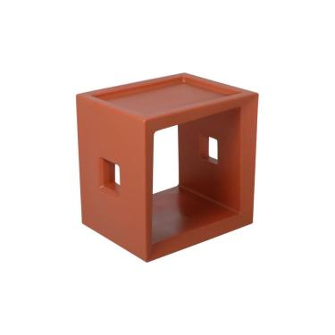 Imagem de Estante Cubo Tramontina Laranja Caqui em Polietileno