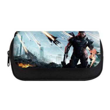 Imagem de Bolsa de lápis Mass Effects de poliéster impermeável de grande - Yiwei