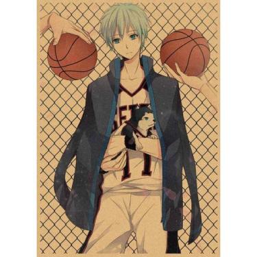 Imagem de Pôster Kurokos Basketball Anime Art 29,7x42cm Papel 150g - yiweisai