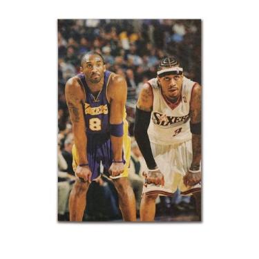Imagem de Quadro de arte de parede de pôster Kobe Bryant Anime Art 51,5x36cm - y