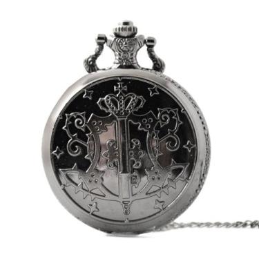 Imagem de Relógio de bolso Contract Blacks Butlers Retro com corrente 37,5 cm - 
