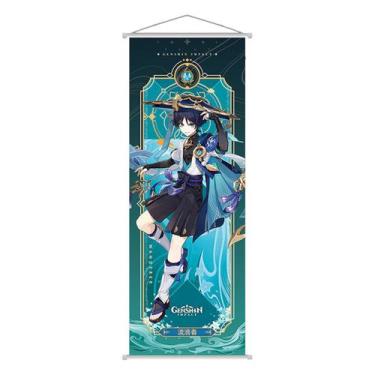 Imagem de Pôster artístico Genshins Impacts Scaramouche 75x20cm - yiweisai