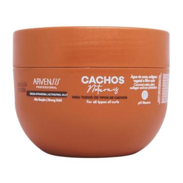 Imagem de Geleia Ativadora Alta Fixação Arvensis Cachos Naturais - Definição Sem Rigidez, Anti-Frizz, 250g