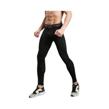 Imagem de Calças De Compressão Masculinas De Secagem Rápida Para Corrida, Treino