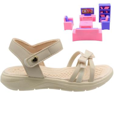 Imagem de Sandália Infantil Kidy Fly Laço com Brilho Salinha Menina