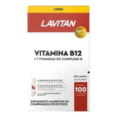 Imagem de Lavitan Vitamina B12 Complexo B 100 Comprimidos Cimed Quanidade:100 Ta