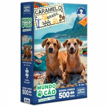 Imagem de Quebra-Cabeças 500 Peças Nano Caramelo Do Brasil Game Office - Toyster