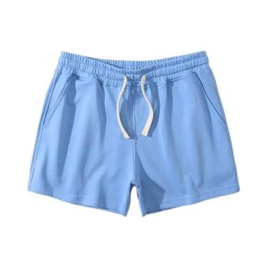 Imagem de Shorts De Algodão Respirável Para Homens, Para Verão, Academia, Corrid